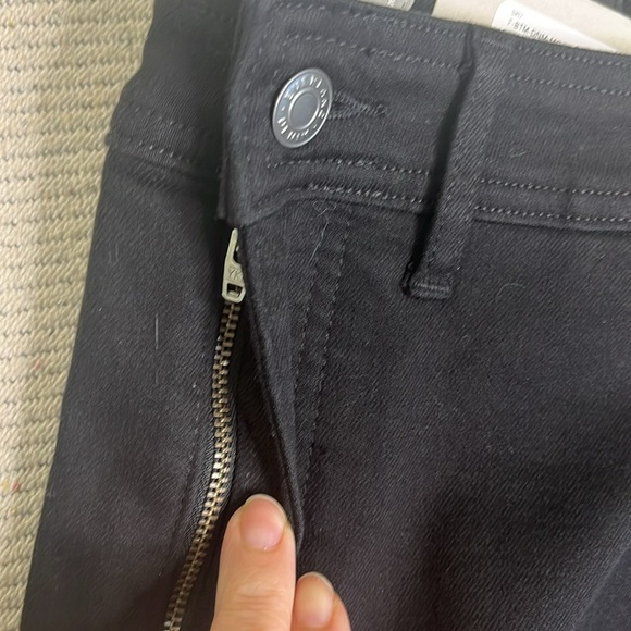 Everlane The Way High Skinny Jeans High Stretch Organic Cotton Black Jeans - Picture 16 of 17